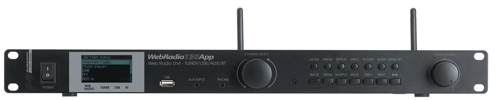 WEBRADIO130App multimedia player Streaming/ internet/ Dab+/ fm Audiophony 