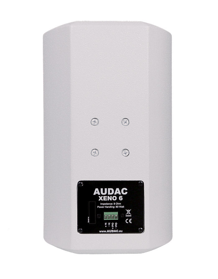 XENO6/W AUDAC 6" LUIDSPREKER WIT 80W RMS / STUK