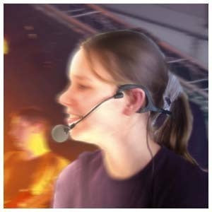EH-1 CONDENSATOR HEADSET MICROFOON DAP AUDIO
