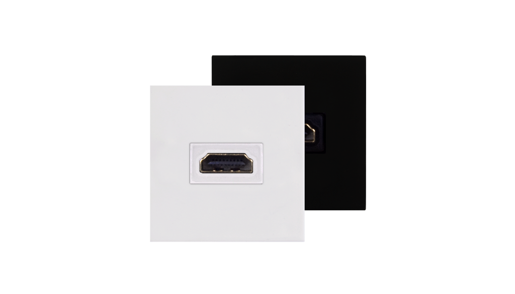 CP45HDM/W CONNECTION PLATE HDMI 45 X 45MM WHITE PROCAB