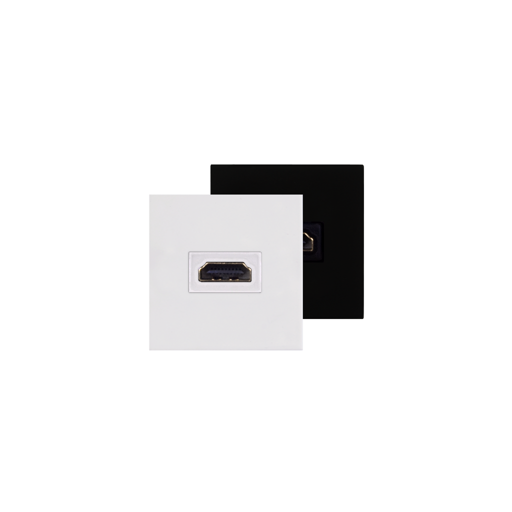 CONNECTION PLATE HDMI 45X45MM WHITE PROCAB