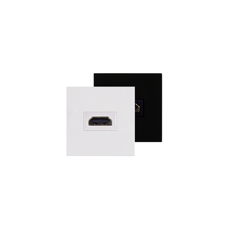 CONNECTION PLATE HDMI 45X45MM WHITE PROCAB