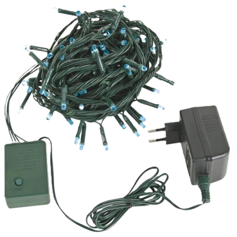 KERSTSLINGER 10METER BLAUWE LEDS