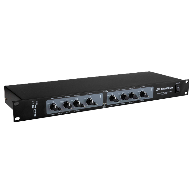 XO 2.4 MK2 JB SYSTEMS 2WEG-3WEG MONO ACTIEVE CROSS-OVER
