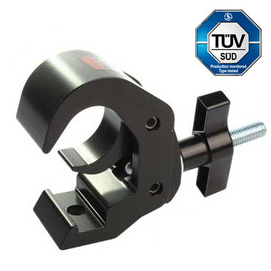 BASIC QUICK TRIGGER CLAMP SWL 250KG 38-51MM BLACK DOUGHTY