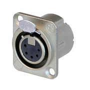 NC5FD-LX 5P. XLR CHASSIS FEMALE NEUTRIK