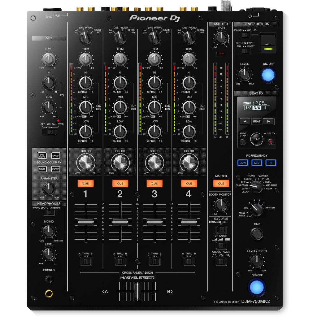 DJM-750MK2 Pioneer DJ 4-kanaals DJ mixer
