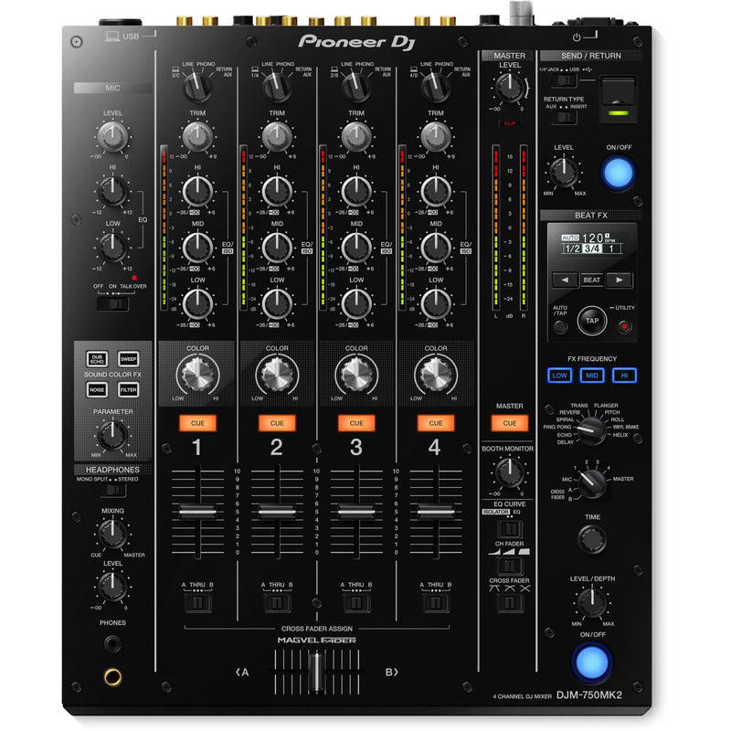 DJM-750MK2 Pioneer DJ 4-kanaals DJ mixer