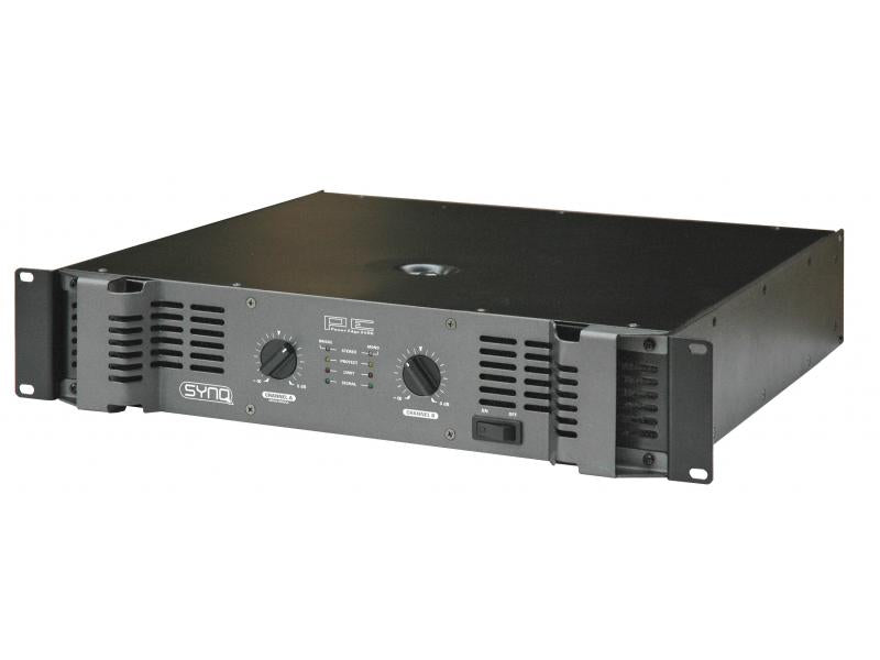 PE-2400 SYNQ VERSTERKER.2x1200W RMS @4 OHM