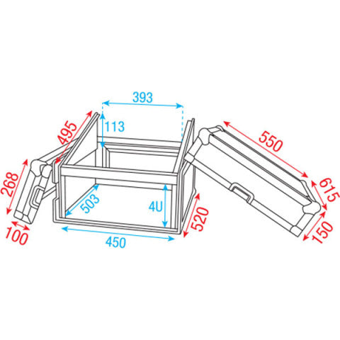 Combi Case Showgear 4U/10U
