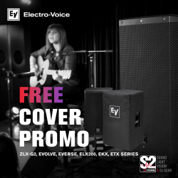 Promo: Gratis covers bij Electro-Voice luidsprekers