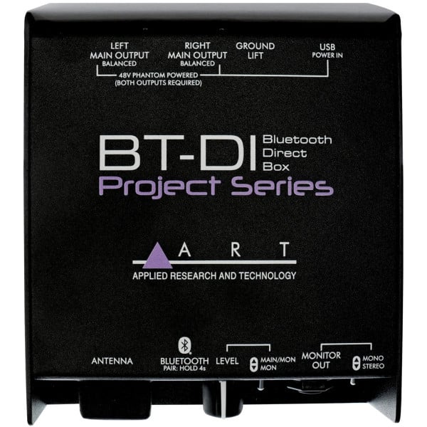 BT-DI ART Bluetooth Direct Box met Geïsoleerde Uitgangen