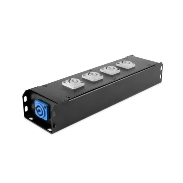 PRO PORT 4 PCON Adam Hall Power Strip Powercon BLU - 5 x Grey