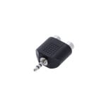 4-Star Adam Hall Y-Adapter 2 x RCA F naar Mini Jack M