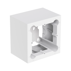 WB200/SW Audac Surface Mount Wall Box for 80 x 80 mm Wall Panels (White)