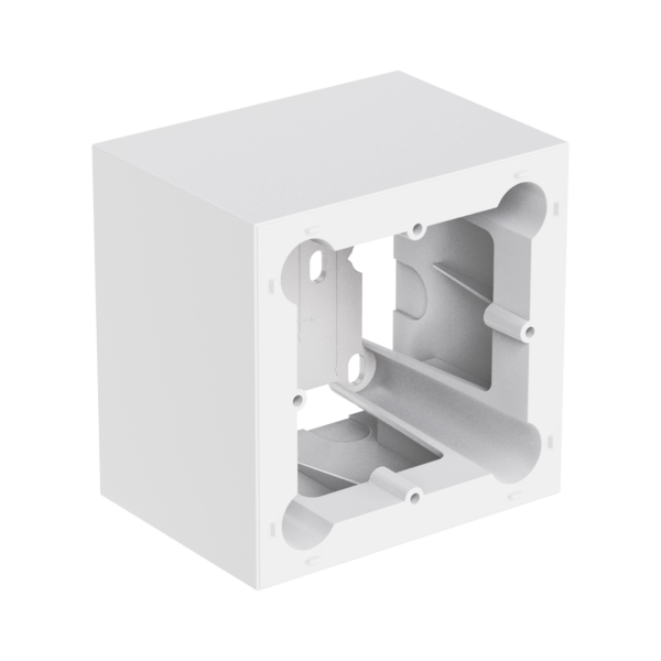 WB200/SW Audac Surface Mount Wall Box for 80 x 80 mm Wall Panels (White)