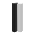 KYRA6/B AUDAC Design column speaker 6 x 2" AUDAC