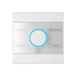 NCP105/W Audac Universal Network/PoE Wall Panel Controller (White)