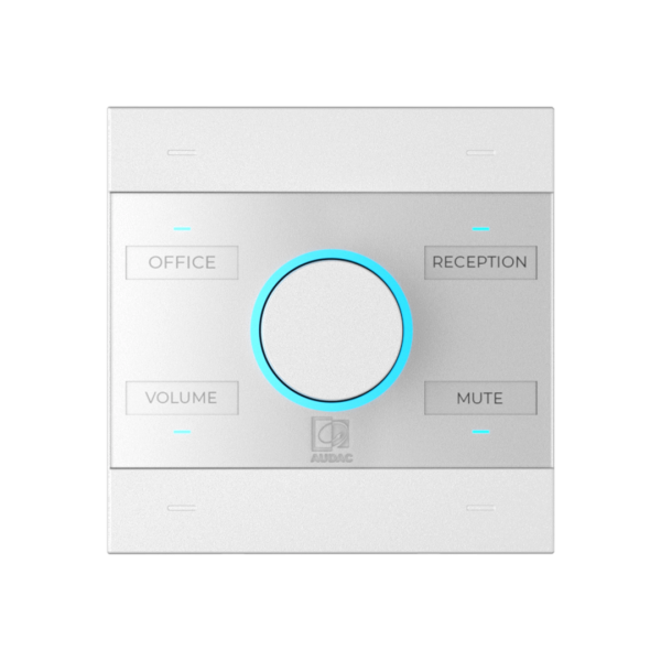 NCP105/W Audac Universal Network/PoE Wall Panel Controller (White)