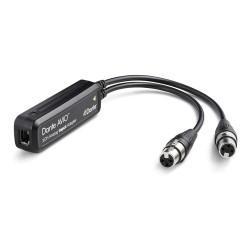 ADP-DAI-AU-2X0 Audinate Dante AVIO - 2-kanaals Analoge ingang Adapter XLR V