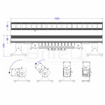 BTI-BeamBar18 Briteq LED Pixel Mapping Bar