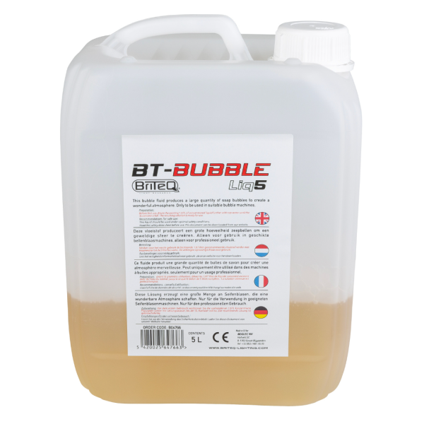 BT-BubbleLiq5 Briteq Bubble Liquid Concentrate for 5L