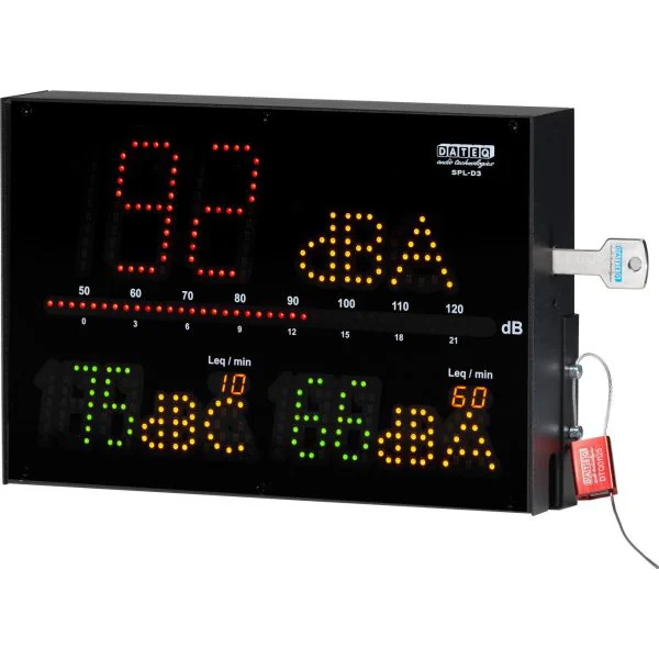 SPL-D3 MK2 DATEQ Decibelmeter display met logfunctie