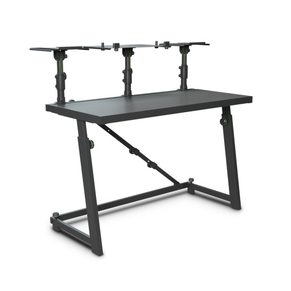 FDJT 01 Gravity DJ Desk with Adjustable Loudspeaker and Laptop Trays