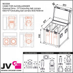 Flightcase voor 2x CHALLENGER MOVINGHEADS JV CASE