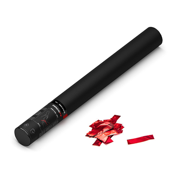 Handheld Confetti Shooter Magic FX 50cm Metallic Red