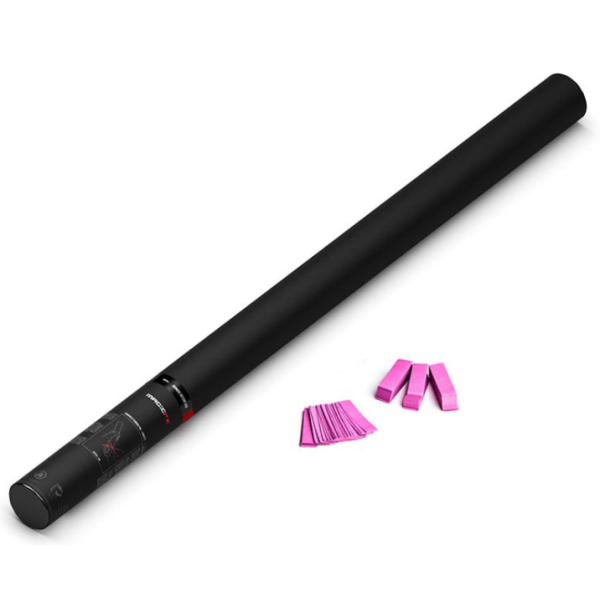 Handheld Confetti Shooter Magic FX 80cm Paper Pink