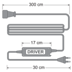 Prikkabel Dimmer S2 incl Remote