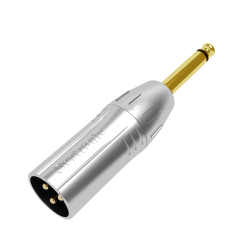 OVERGANG XLR 3P M naar Jack 6.3mm M mono Seetronic