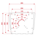 LCD-201L Showgear Monitor Mount voor 23-46 inch