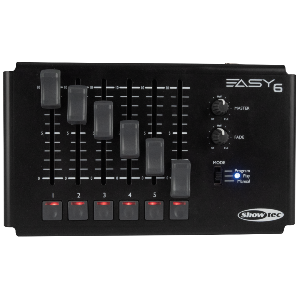 EASY 6 SHOWTEC 6-kanaals DMX Controller