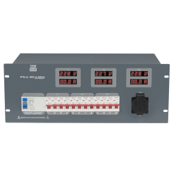 PSA-32A12M Showtec 12x MCB - Schuko-out and Multipin-out