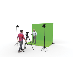 Pipe & Drape Chromakey Wentex Green Screen 290x300 cm