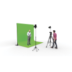 Pipe & Drape Chromakey Wentex Greenscreen 290x300 cm