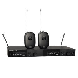 SLXD14D Shure Dual Wireless System with 2 SLXD1 Bodypack Transmitters (518-562 MHz BE)