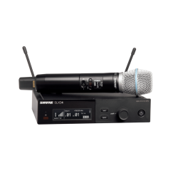 SLXD24E/B87A SHURE WIRELESS HANDHELD SYSTEM H56 (518-562MHz)