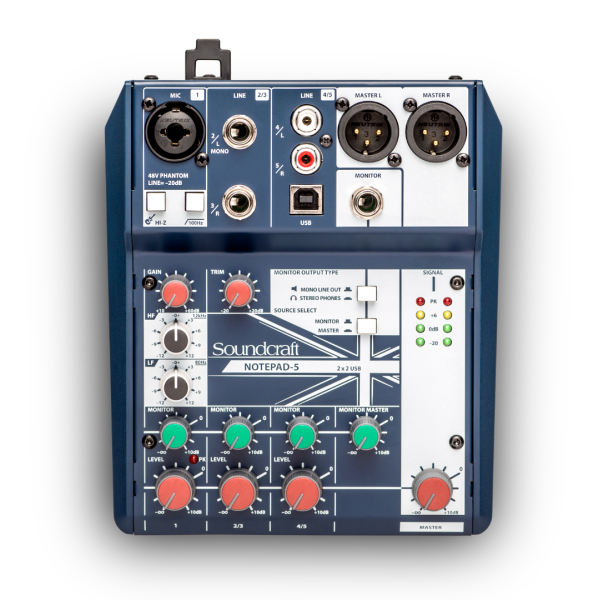 Notepad-5 Soundcraft Mengtafel