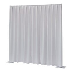 Pipe & Drape Doek Wentex Gordijn MGS 330x300 cm Geplooid (Wit)