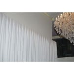 Pipe n Drape Doek Wentex Gordijn MGS 330x120 cm Geplooid (Wit)