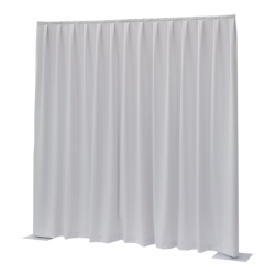 Pipe & Drape Doek Wentex Gordijn MGS 330x400 cm Geplooid (Wit)