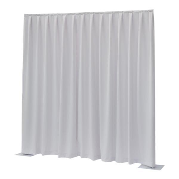 Pipe n Drape Doek Wentex Gordijn MGS 330x400 cm Geplooid (Wit)