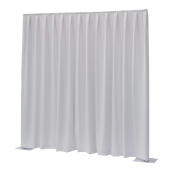 Pipe & Drape Doek Wentex Gordijn MGS 330x500 cm Geplooid (Wit)