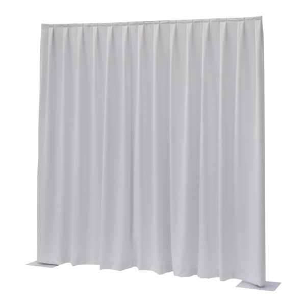 Pipe & Drape Doek Wentex Gordijn Dimout 330x300 cm Geplooid (Wit)