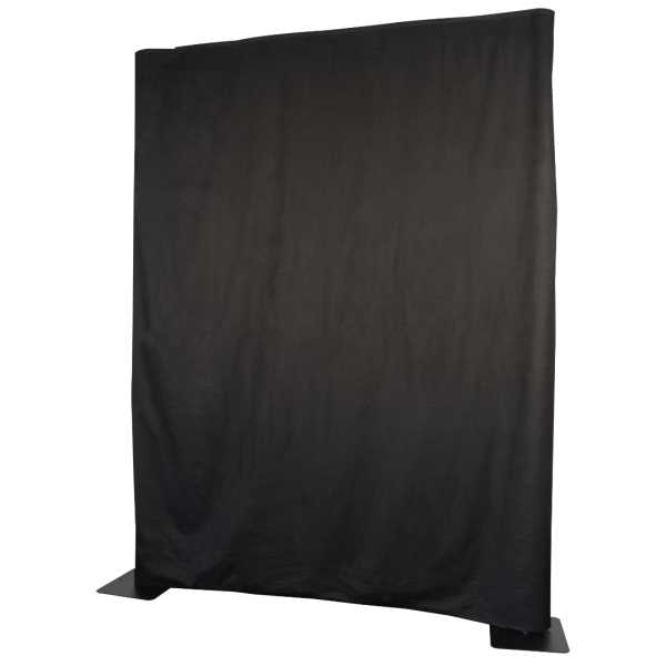 Pipe & Drape Curtain Wentex Molton 330x400 cm Unpleated (Black)