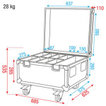 Case for 8x Compact Par 7/18 Showtec