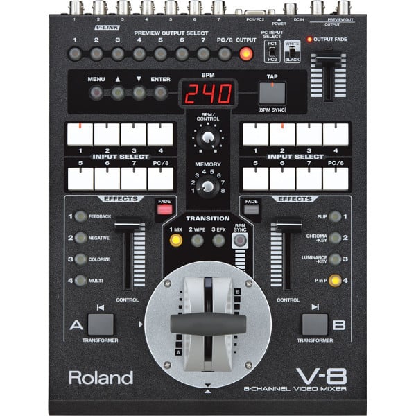 V-8 Roland Videomixer DEMO toestel